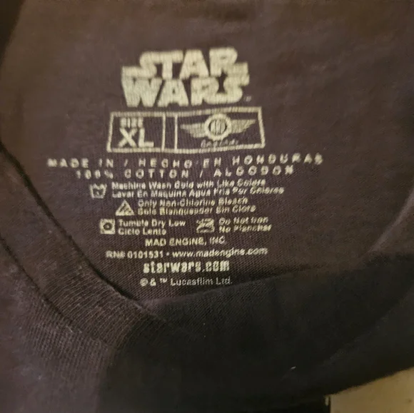 Star Wars Expressions of Darth Vadar T-Shirt Size XL Black/red/gray - Picture 2 of 5